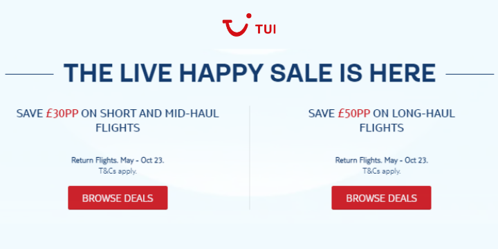 Tui, Flights