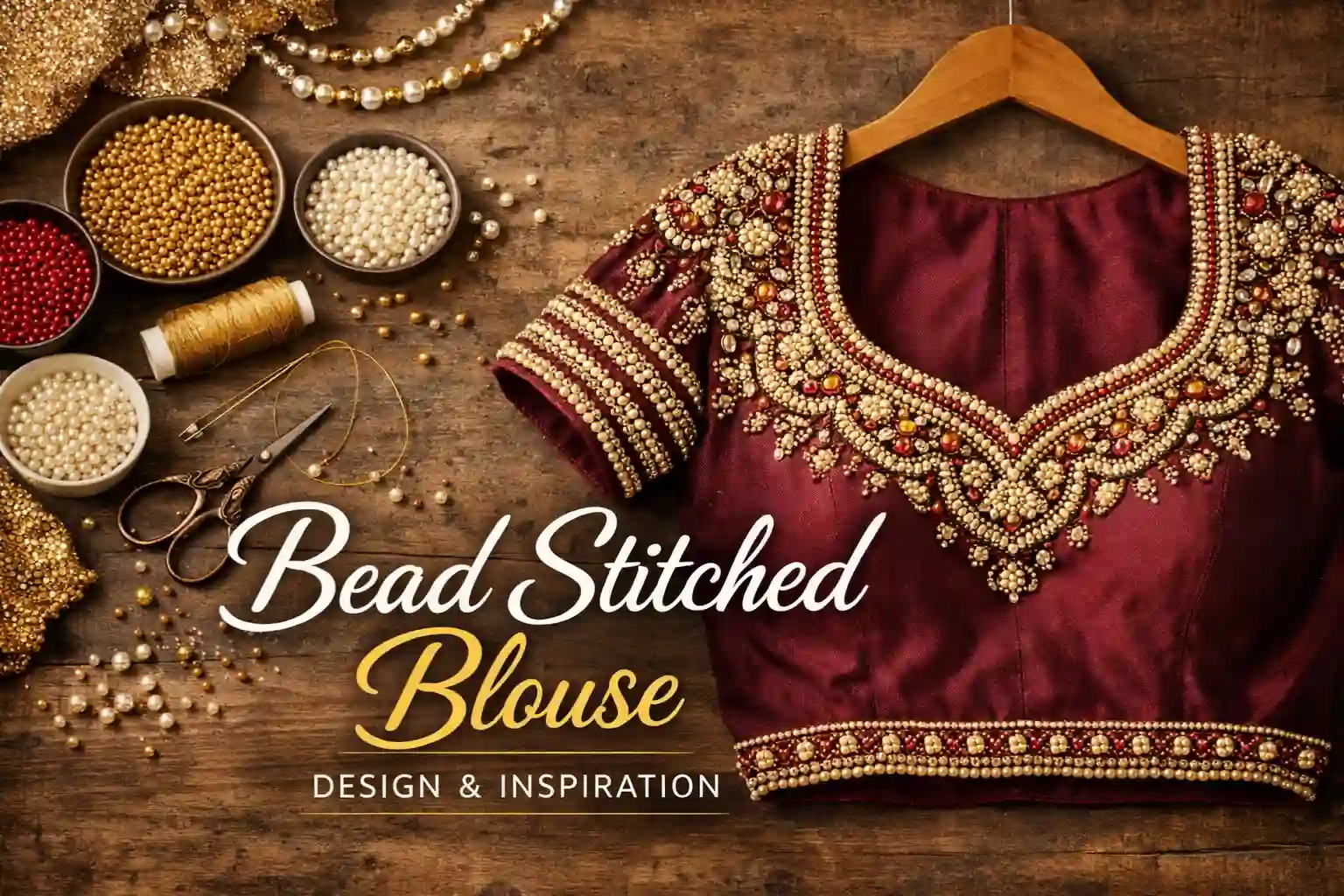 Bead Stiched Blouse