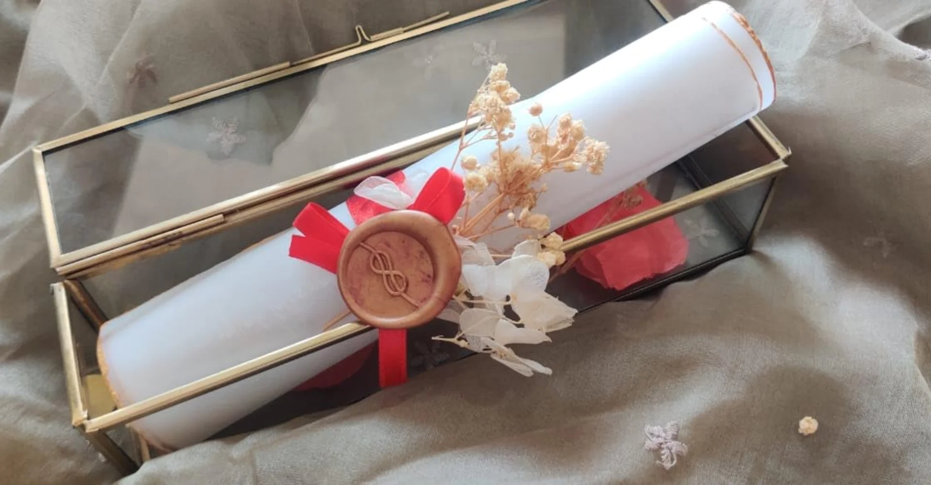Handwritten Letter in a Keepsake Box