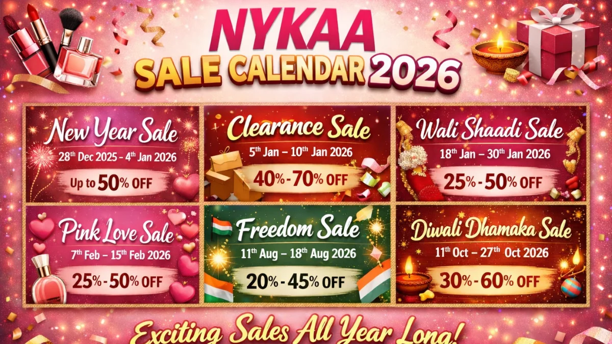 nykaa upcoming sale 2026