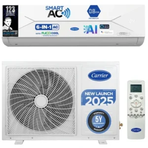 Carrier 1.5 Ton 3 Star Wi-Fi Smart Split AC 