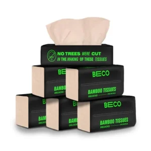 Bamboo Soft Facial Tissue Papers- 100 Pulls