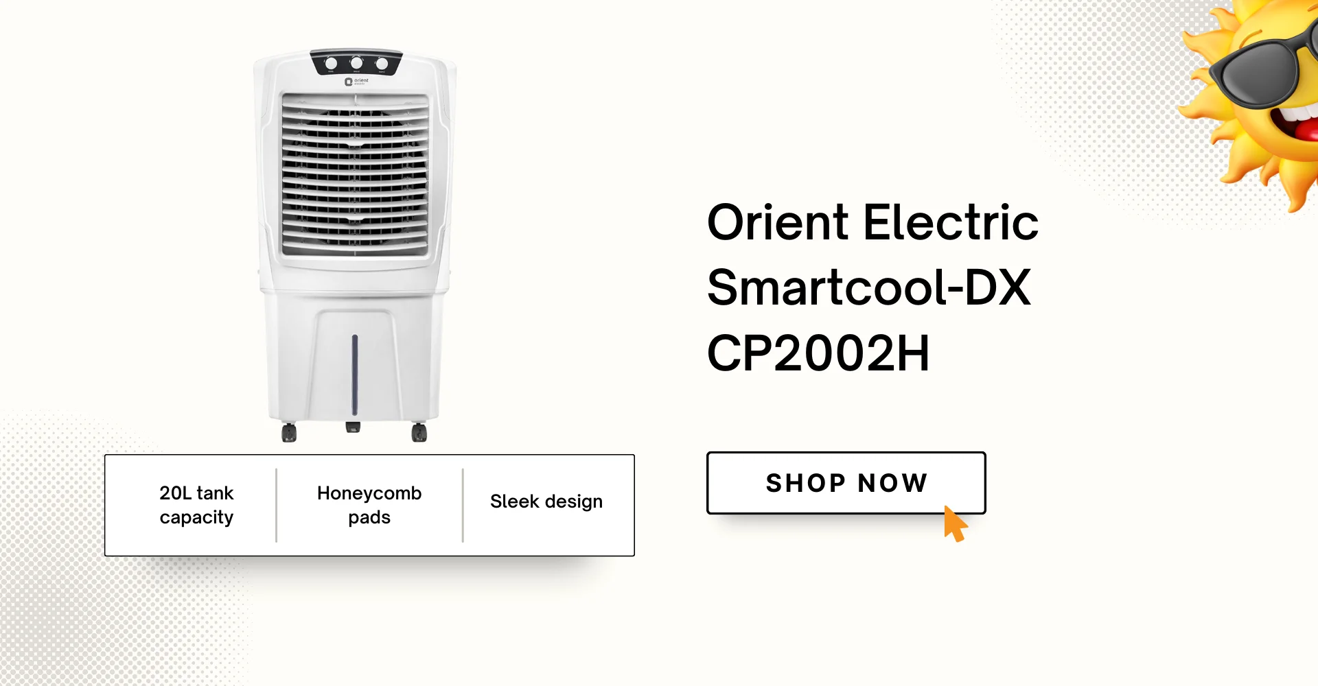 Orient Electric Smartcool-DX CP2002H 