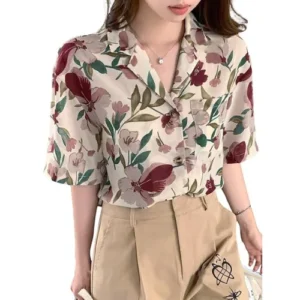 Women’s Short Sleeve Button-Down Shirt