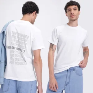 Treble Typo Typography Printed T-shirt