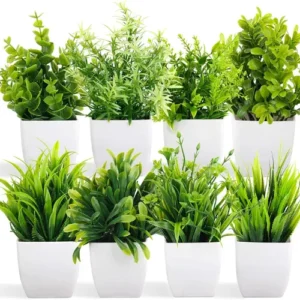 Artificial Potted Plants pack of 8