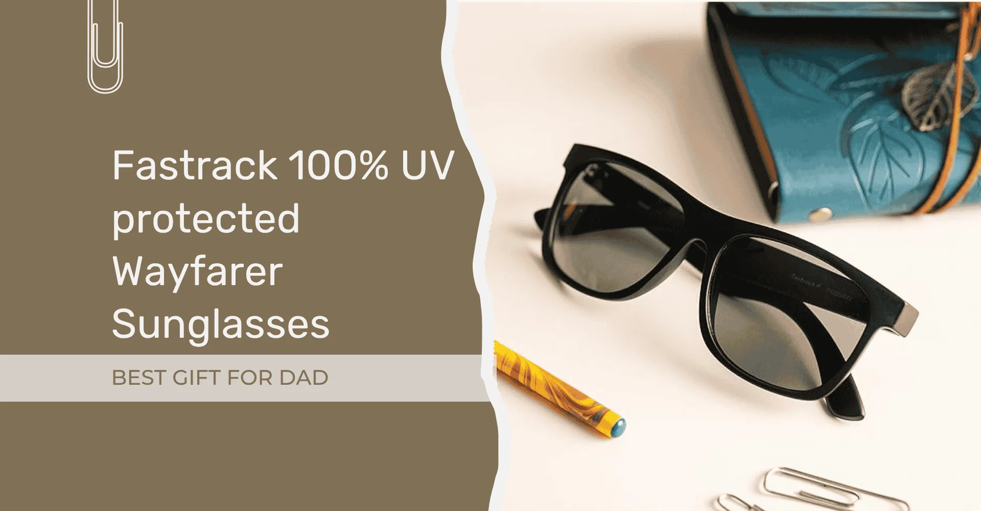 Fastrack 100% UV protected Wayfarer Sunglasses