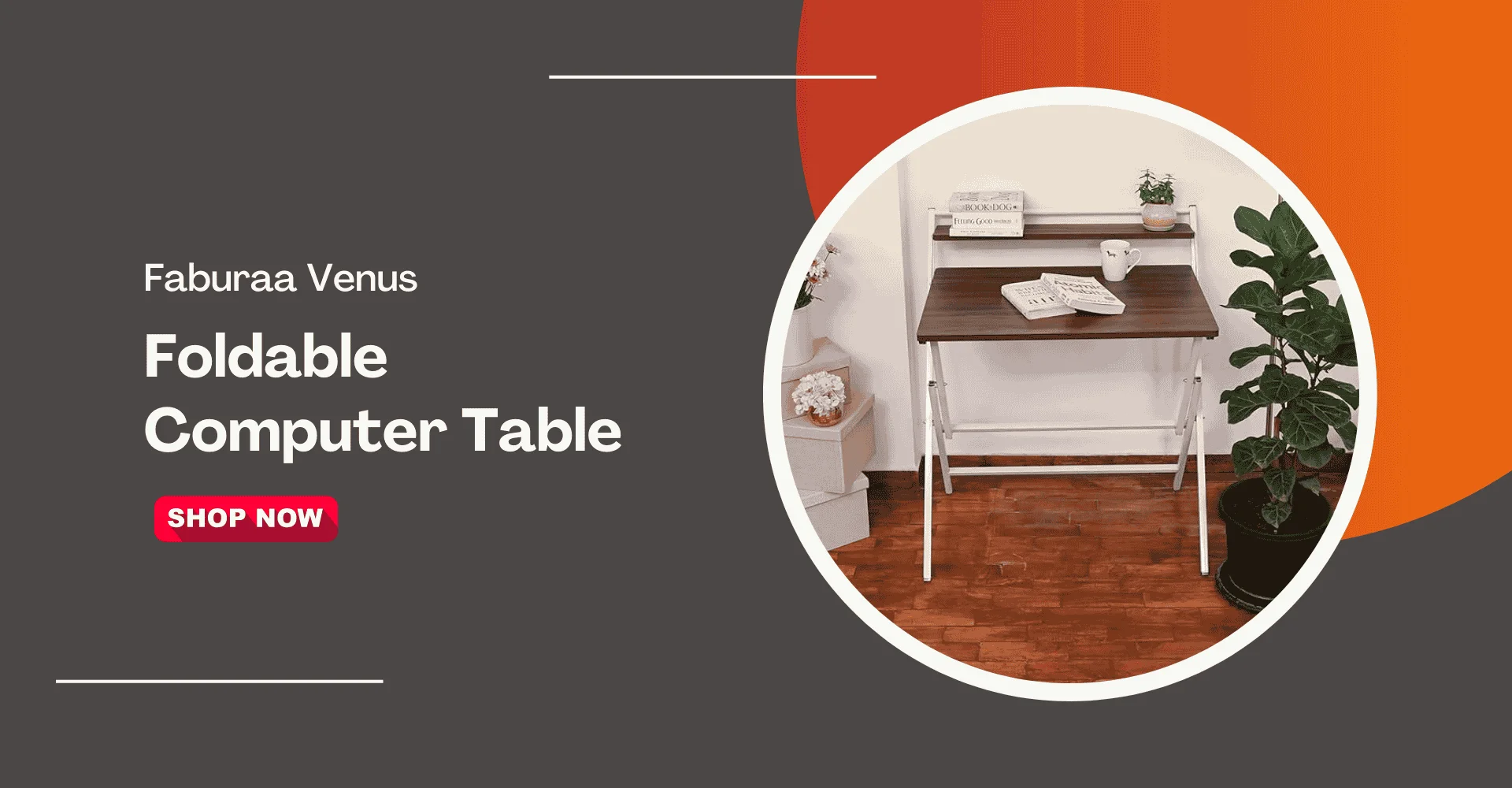 Faburaa Venus Foldable Computer Table-Best Study Tables Under 5000