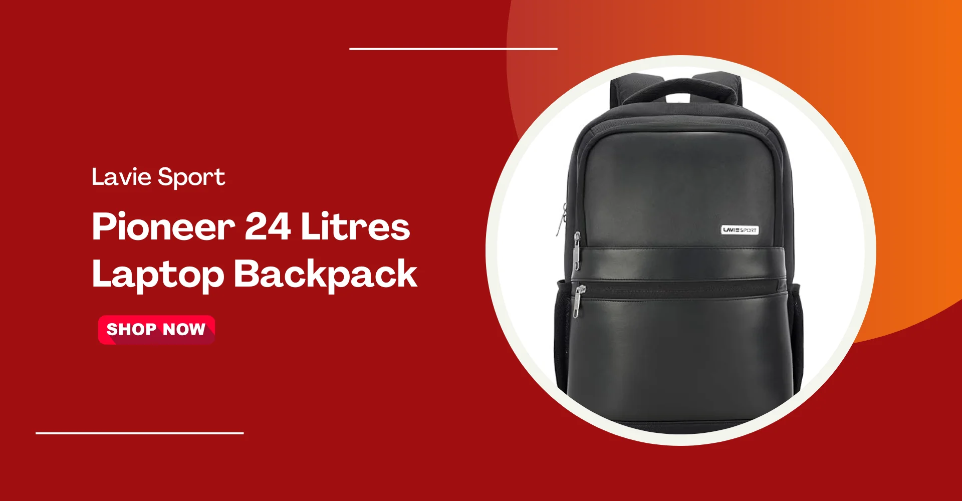 Lavie sport Pioneer 24 Litres laptop backpack