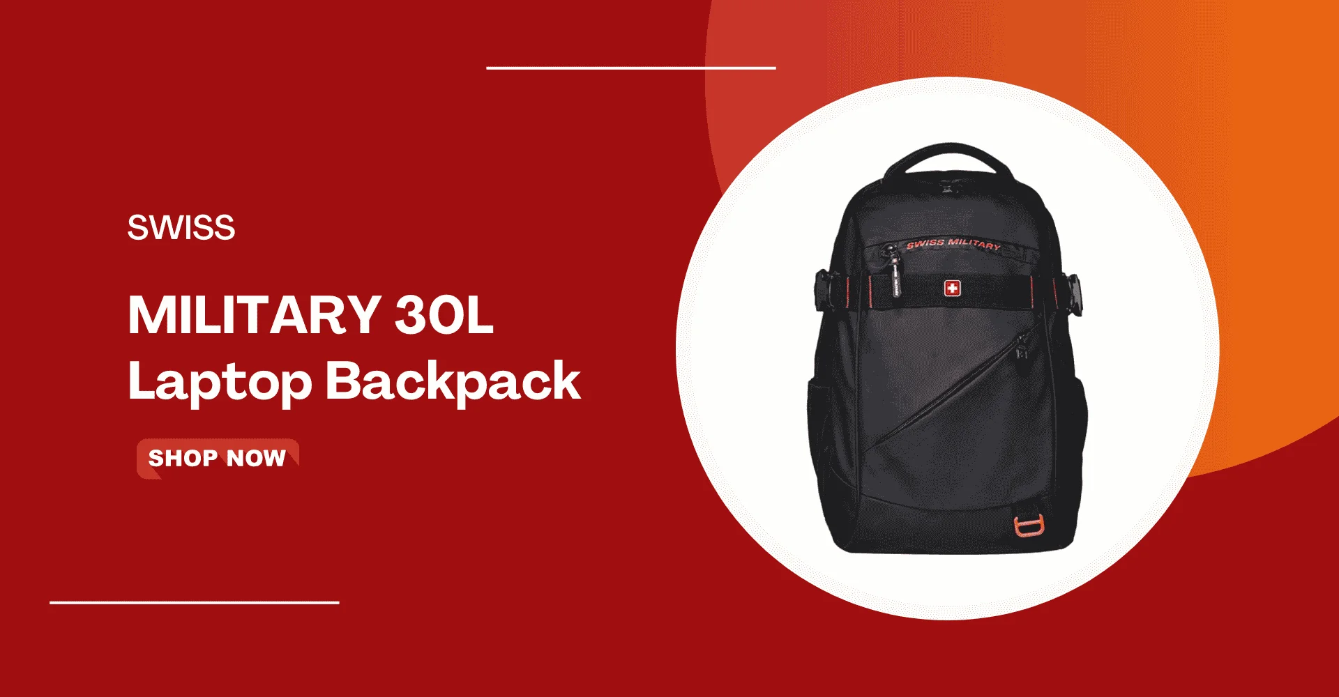 SWiss MILITARY 30L laptop backpack