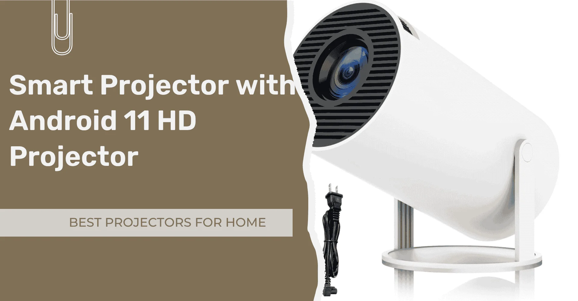 Smart Projector with Android 11 HD Projector