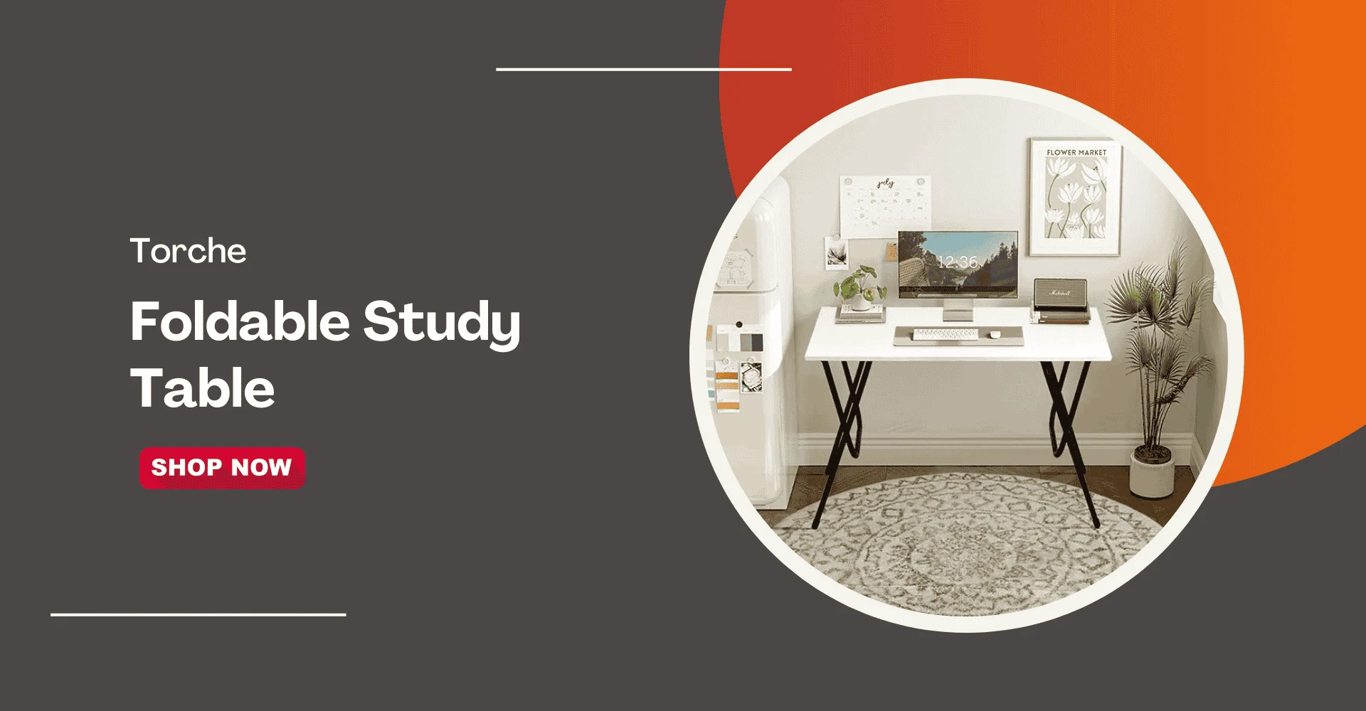 Torche Foldable Study Table - Best Study Tables Under 5000
