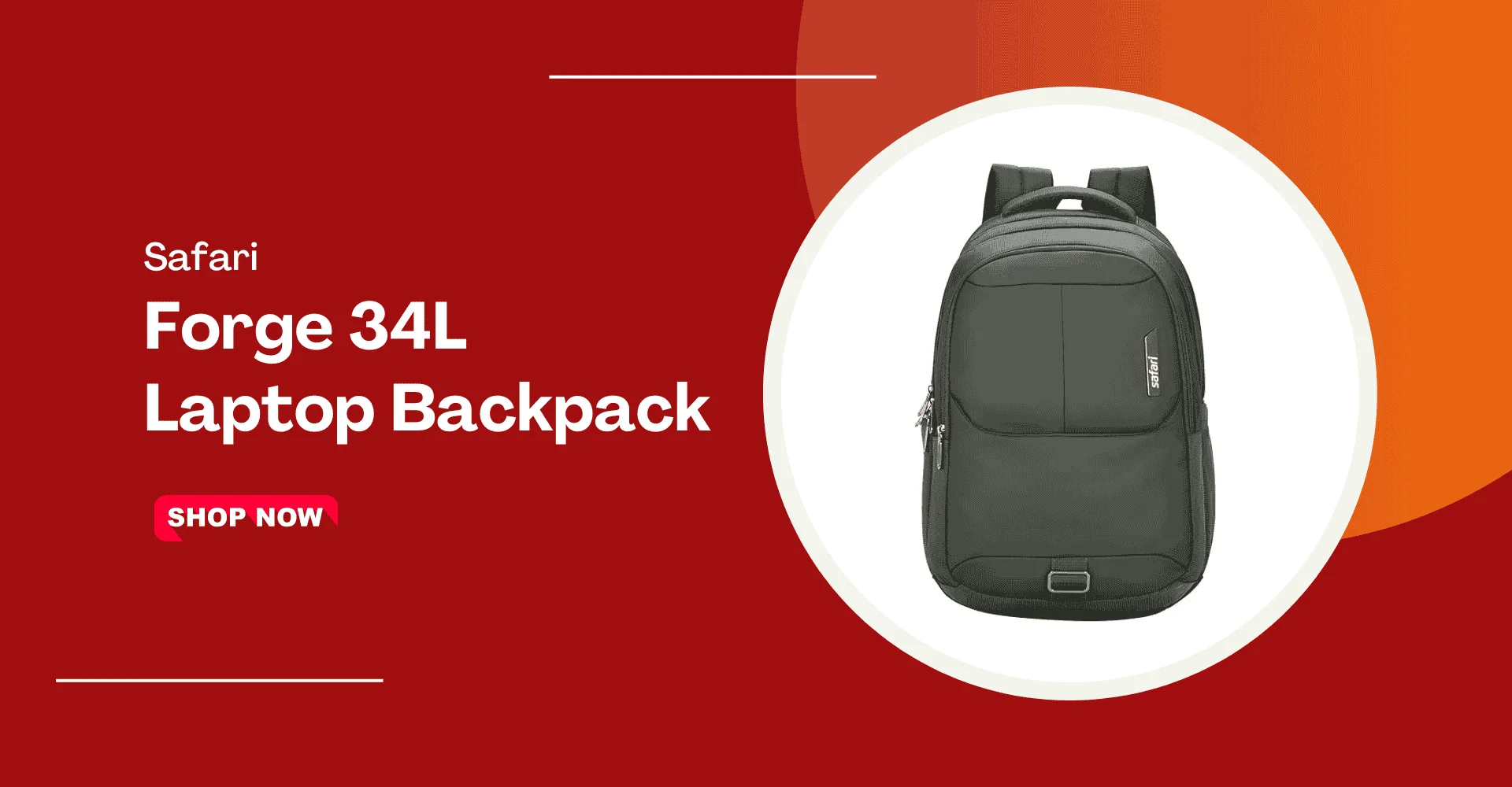 safari Forge 34L laptop backpack