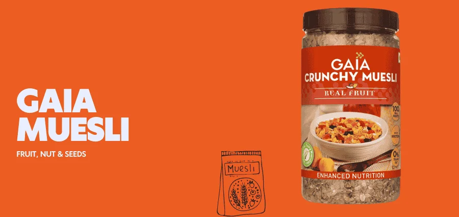 GAIA Muesli Fruit, Nut & Seeds