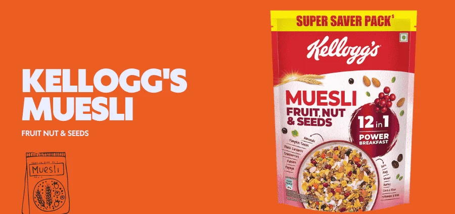 Kellogg's Muesli Fruit Nut & Seeds