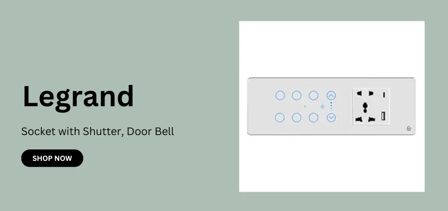 Legrand Socket with Shutter