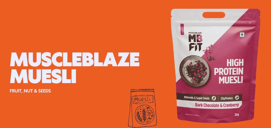 MuscleBlaze Muesli Fruit, Nut & Seeds