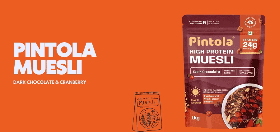 Pintola Muesli Dark Chocolate & Cranberry