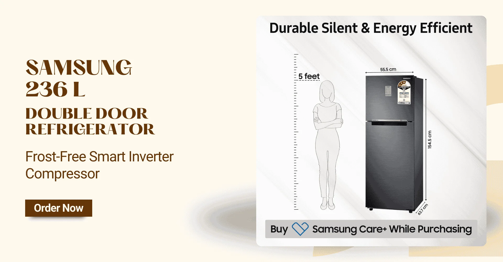 Samsung double Door Refrigerator