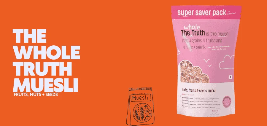 The Whole Truth Muesli Fruits, Nuts + Seeds