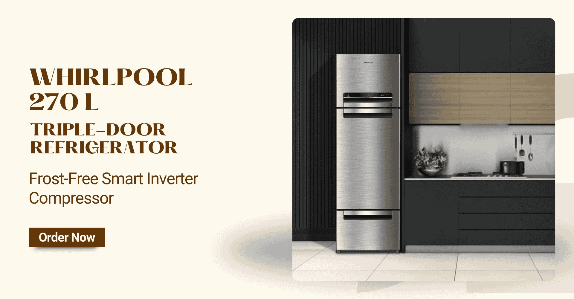 Whirpool triple Door Refrigerator