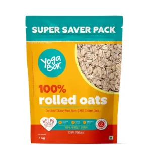 Yogabar 100% Rolled Oats 1 kg Pouch
