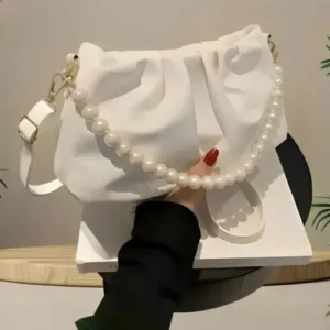 White Women Sling Bag Korean Style