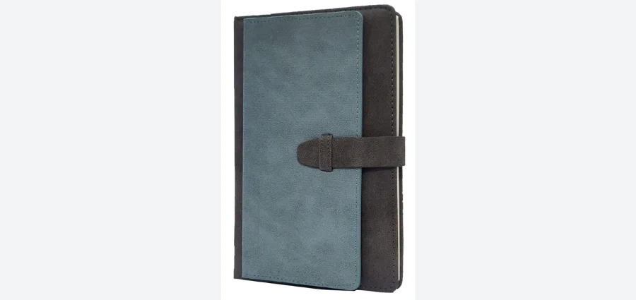 AccuPrints Bound Leather Office Notebook