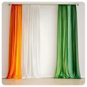 Shimmers Republic Day Tricolor Curtain Set 