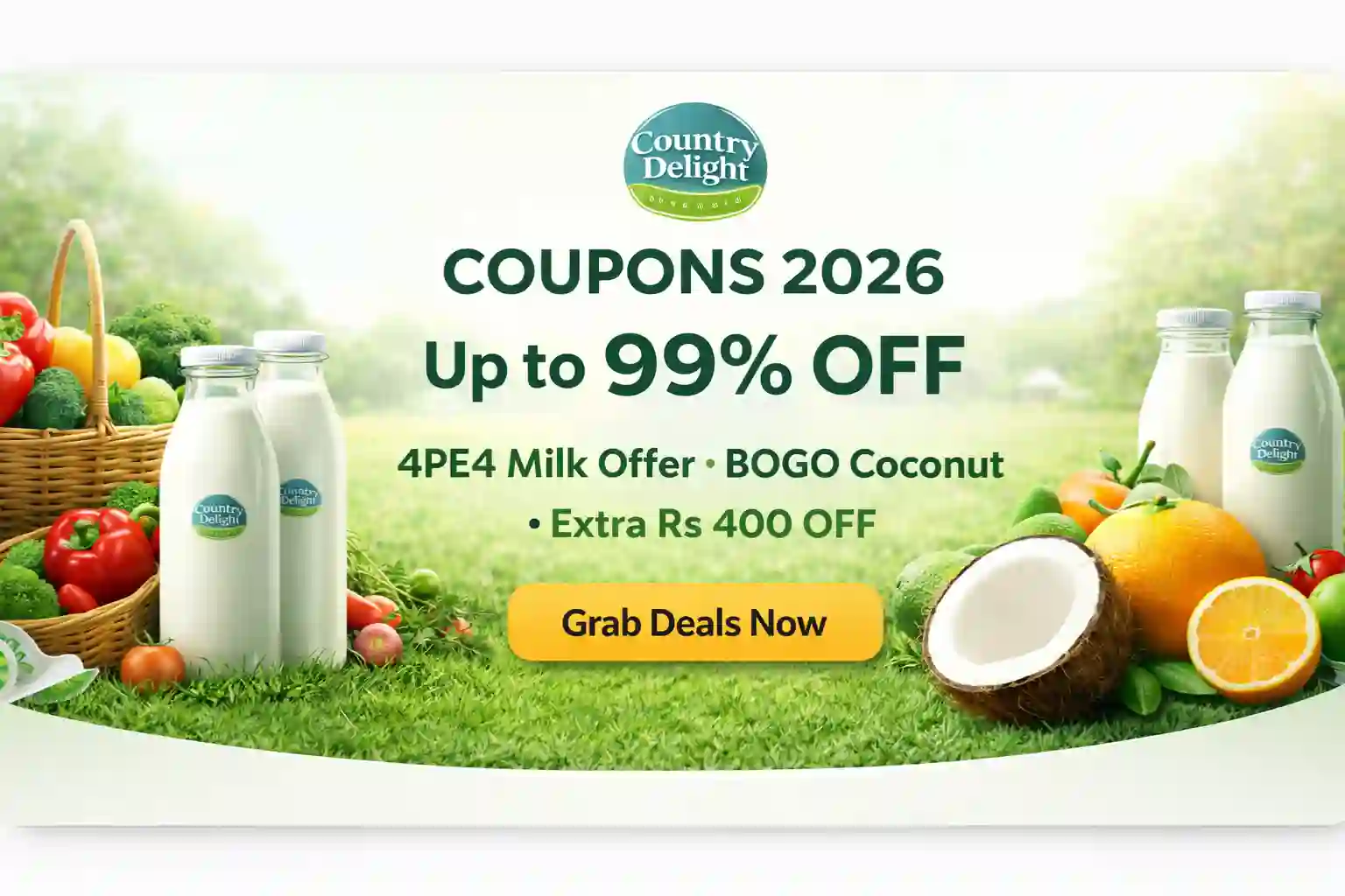 Country Delight coupon code the shopping friendly