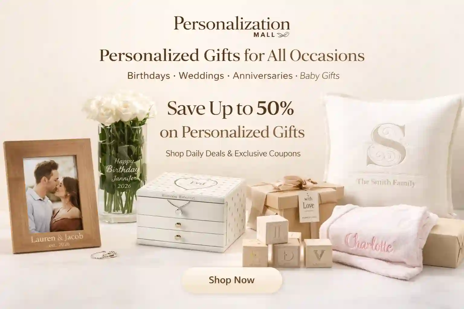 Personalization mall coupon code the shopping friendly