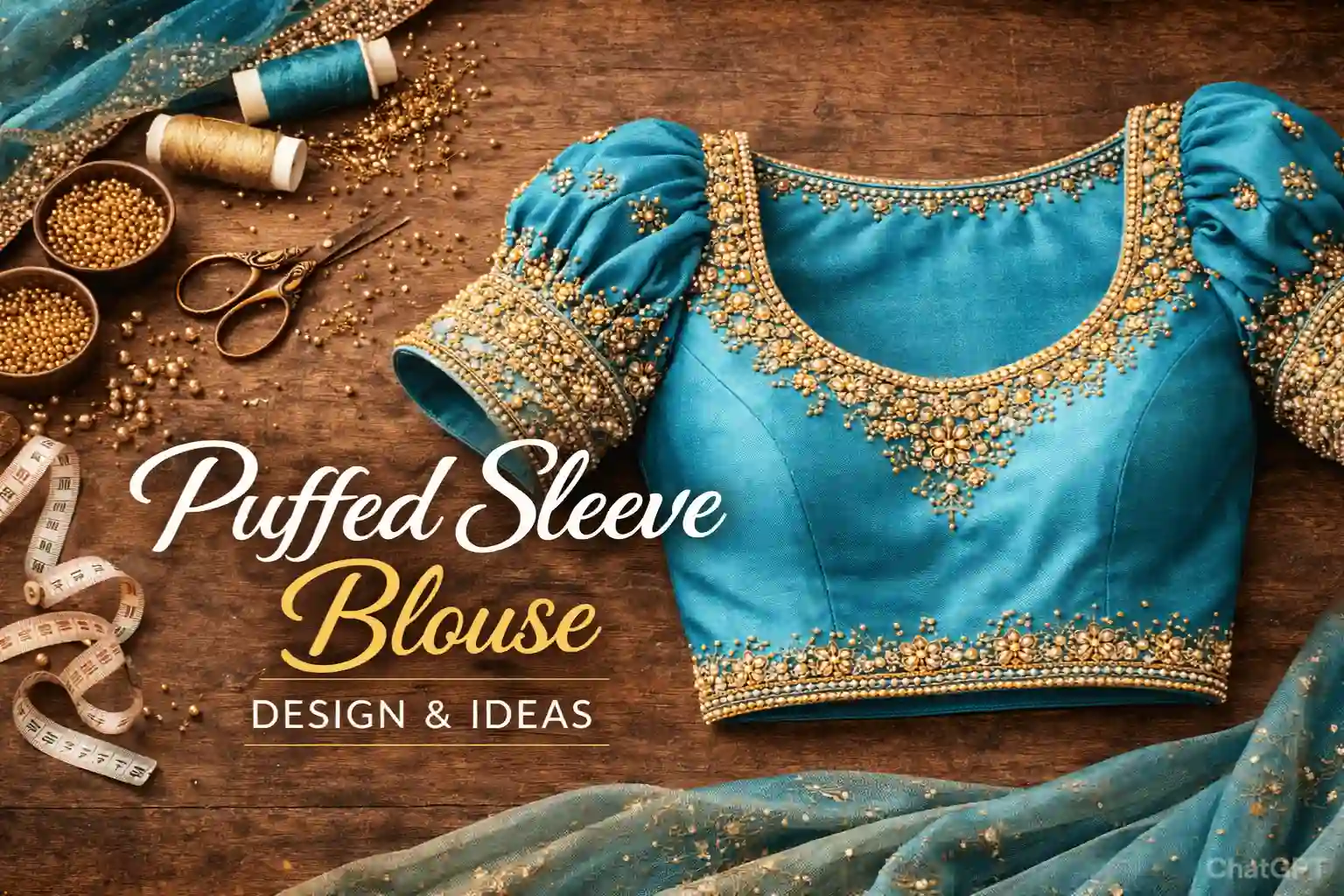 Puffed sleeve Blouse