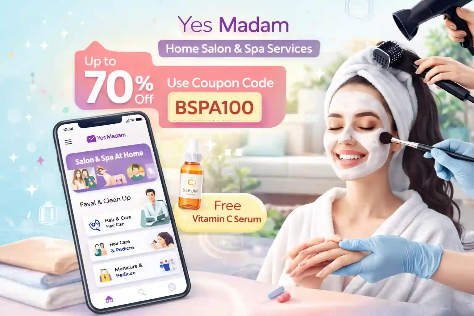 Yes Madam coupon code the shopping friendly