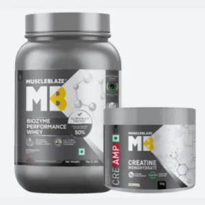 Biozyme Whey 1 kg & Creatine 100g Combo