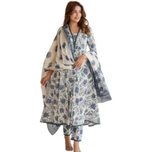 PARTHVI Women’s Printed Anarkali Kurta