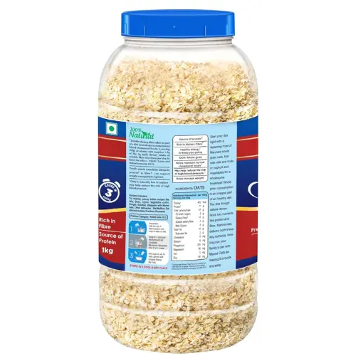 Manna Instant Oats 1Kg Jar – White Oats