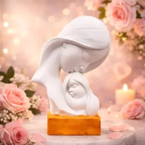Mother with Child Statue for Home Decor