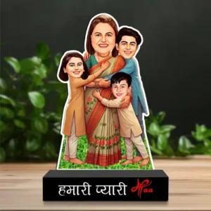 Personalized Caricature Gift for Mom