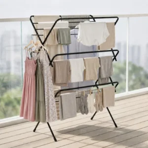Lifelong Foldable Alloy Steel Cloth Drying Stand