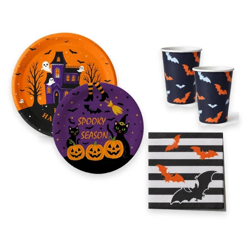 Haunt Set Halloween Party Tableware Set 