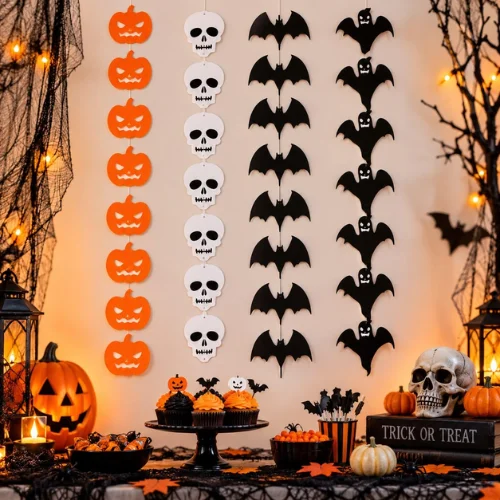 Pop The Party Halloween Decoration Set – Pack of 4